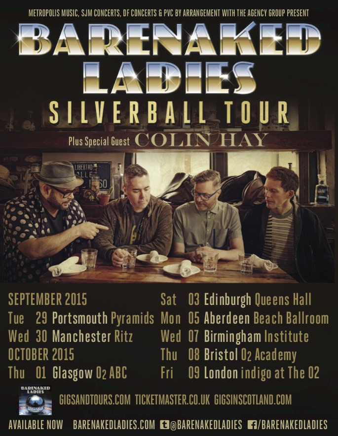 UK silverball tour with Colin Hay added