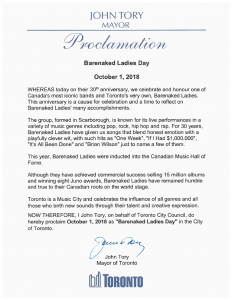 BNL Day Proclamation